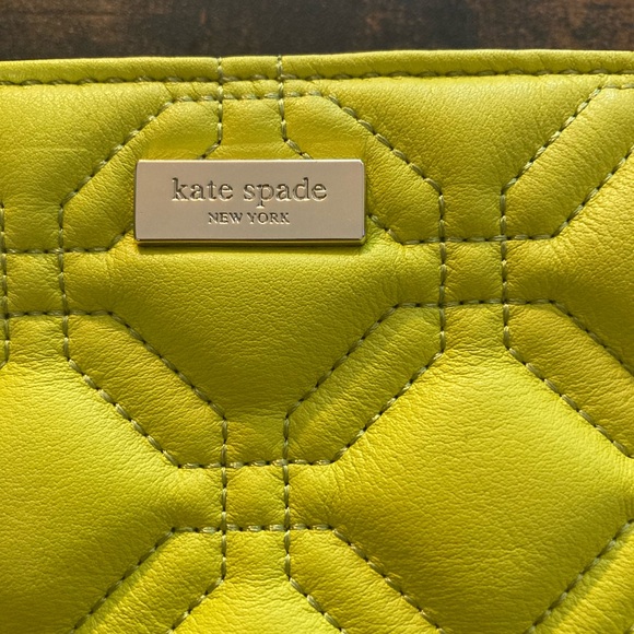 Kate Spade Yellow Quilted Crossbody Bag - Picture 2 of 5